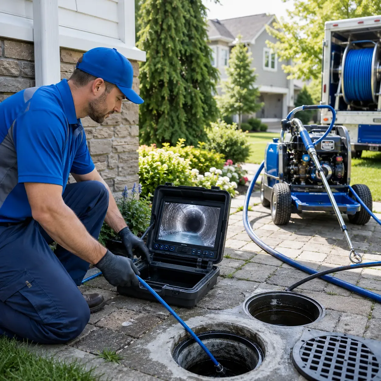 Outdoor drain cleaning professionals serving Mount Sterling, IL
