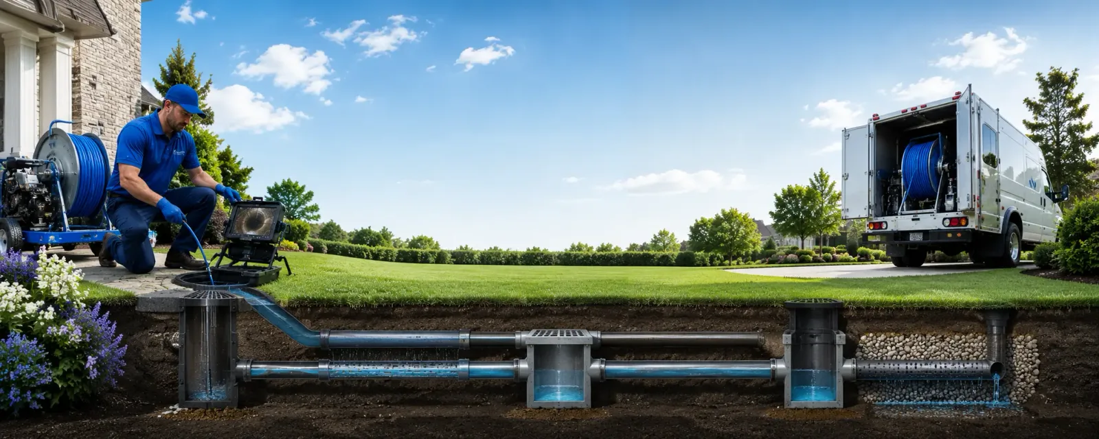 Outdoor drain cleaning information for Mount Sterling, IL